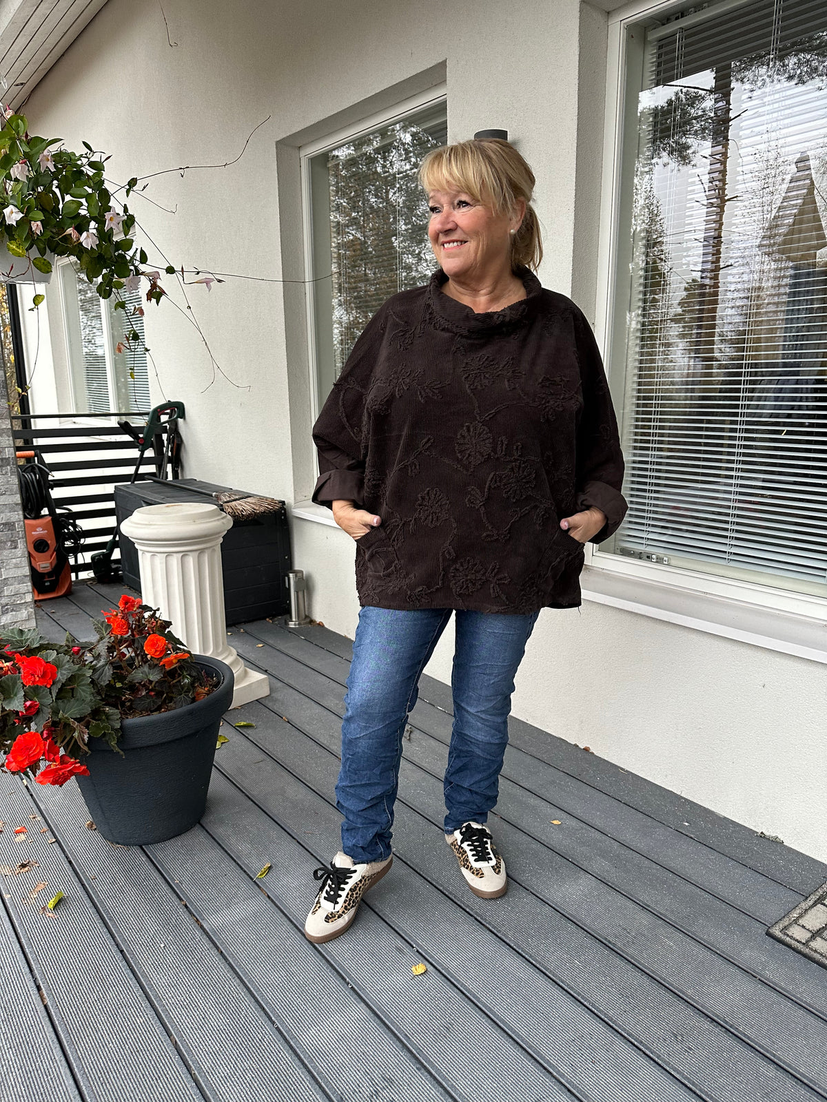 Plussize samettipusero (3 väriä)