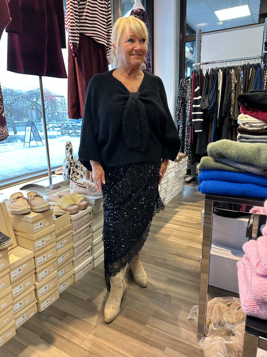 Plussize paljettihame