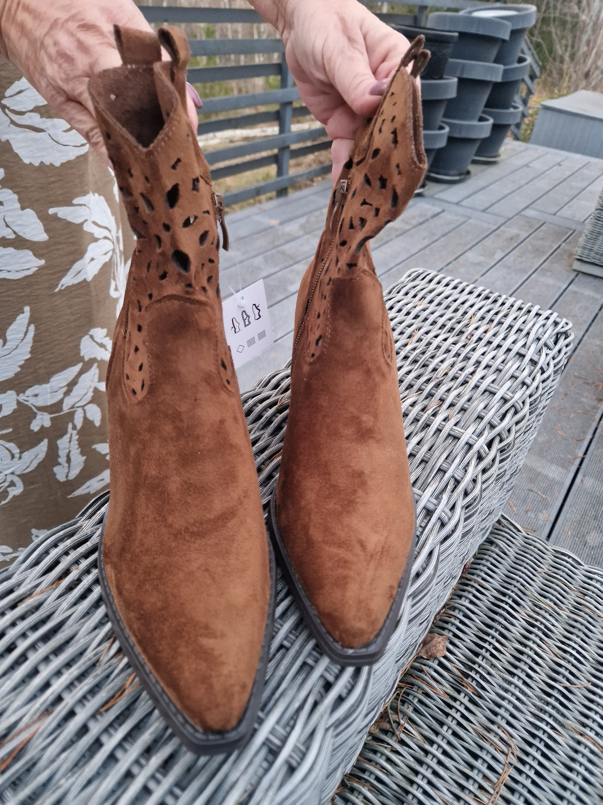 Cowboy nilkkurit ruskea