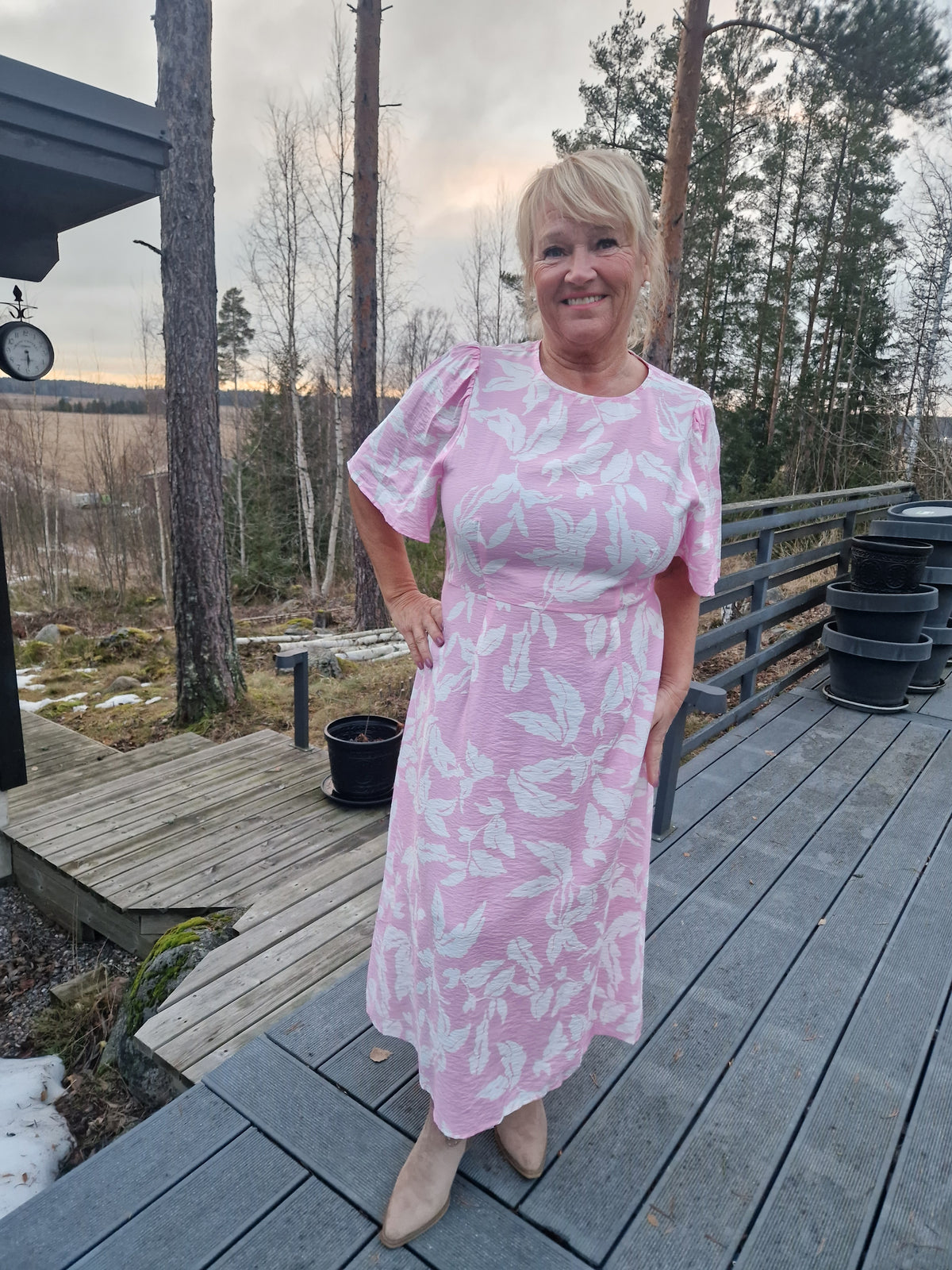 Viskoosimekko Marlo pink