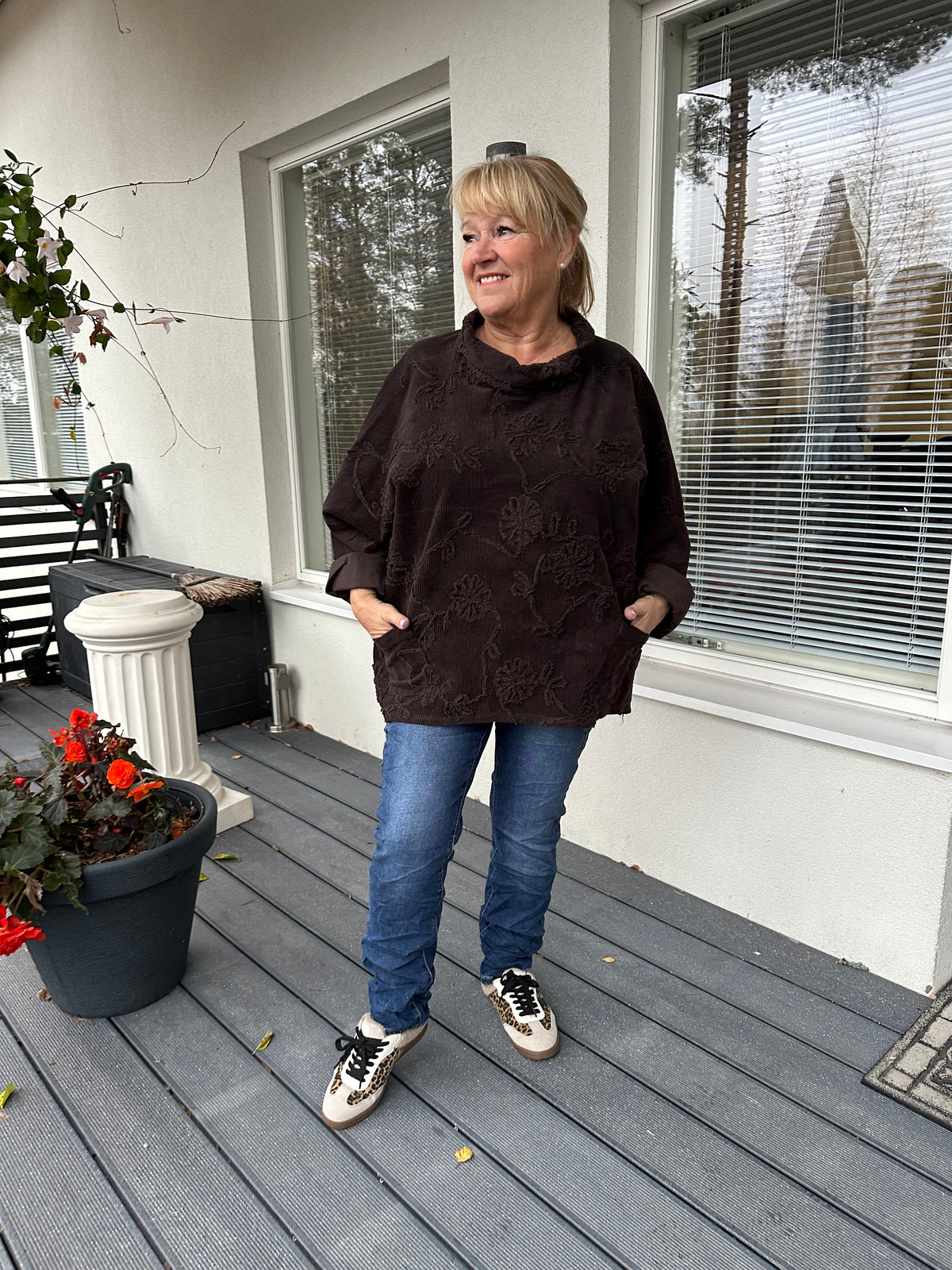 Plussize samettipusero (3 väriä)