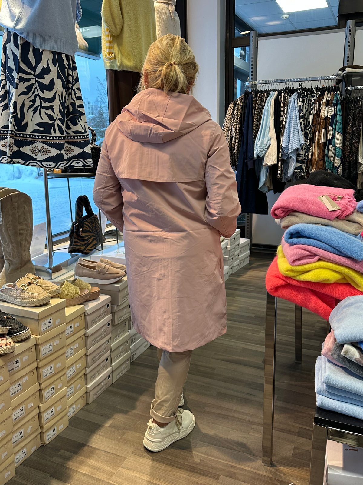 Kosteutta pitävä takki roosa