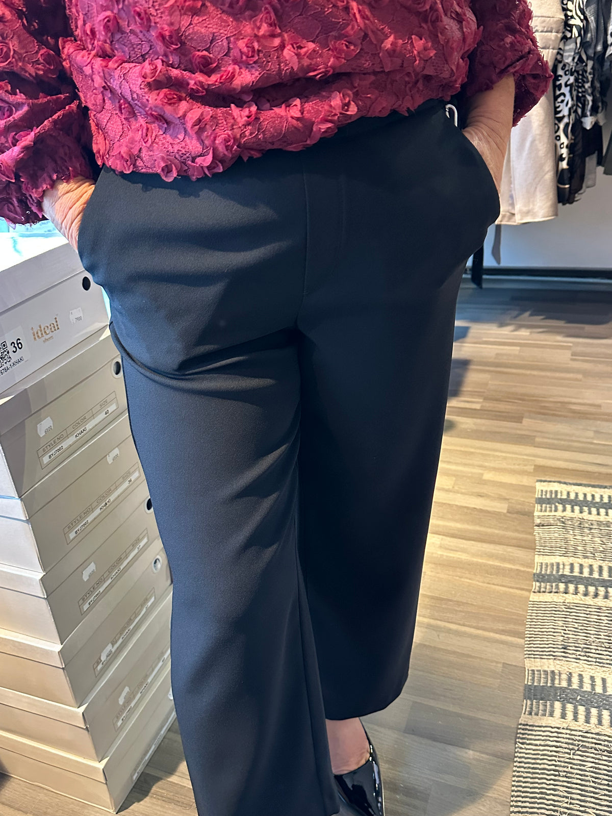 Vajaamittaiset culotte housut