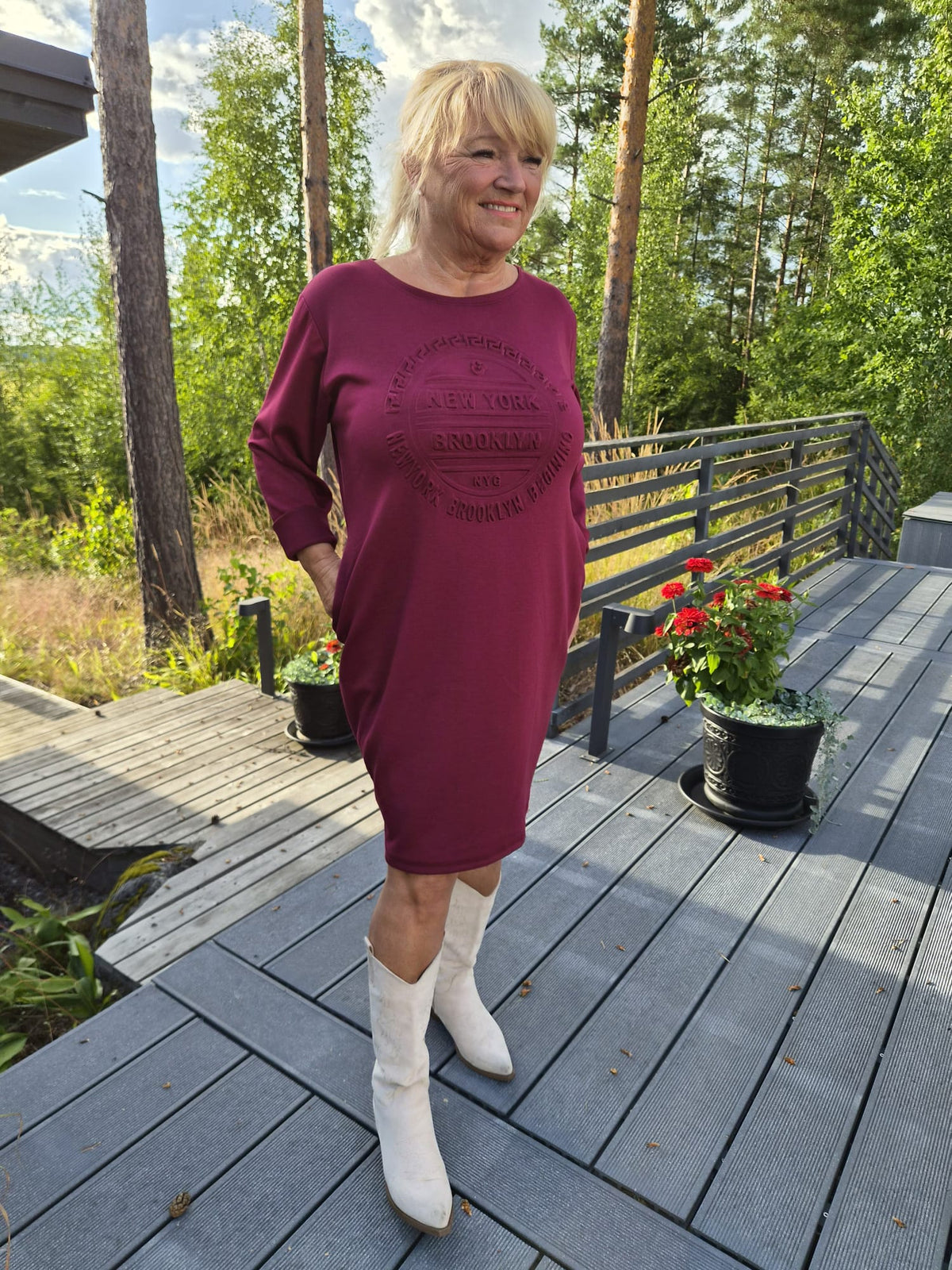 College-tunika/mekko (5 väriä)