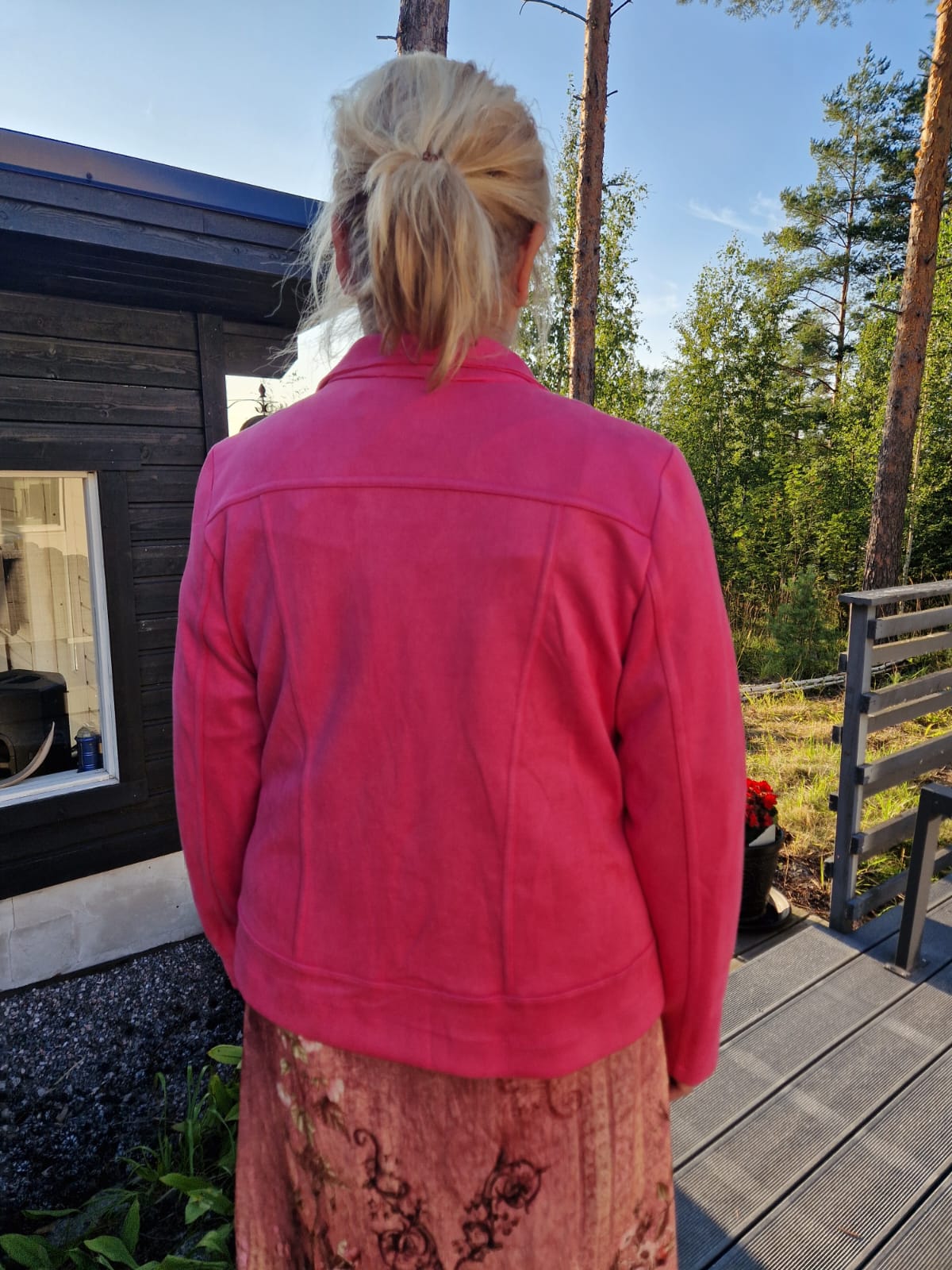 Keinomokkainen biker jakku (5 väriä)