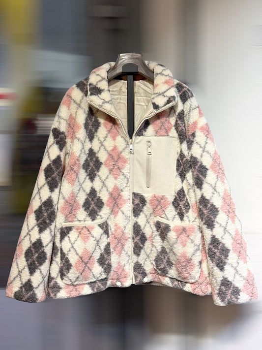 Fleece jakku roosa