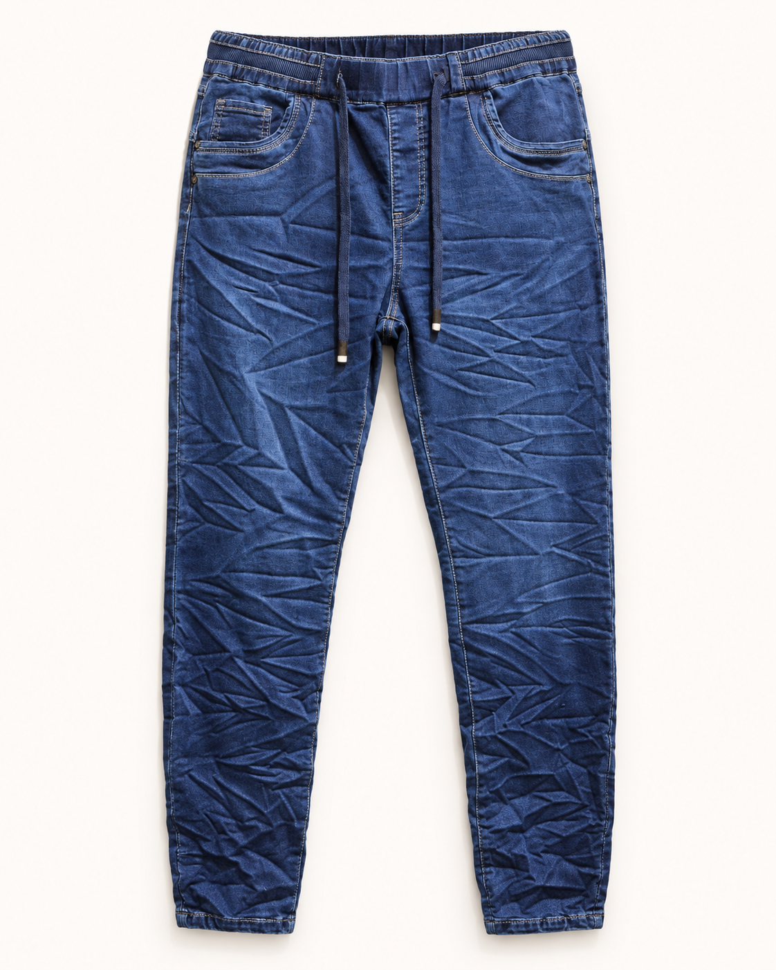 Jogger farkut joustavalla vyötäröllä