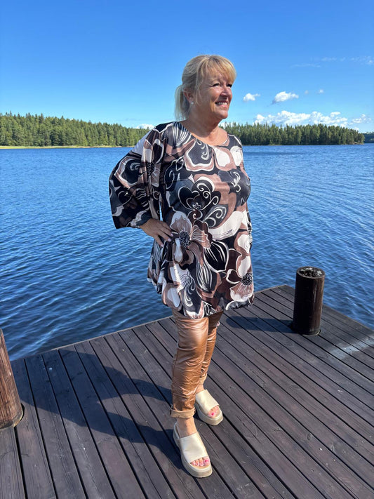 Kuviollinen tunika  (5 väriä) PLUSSIZE