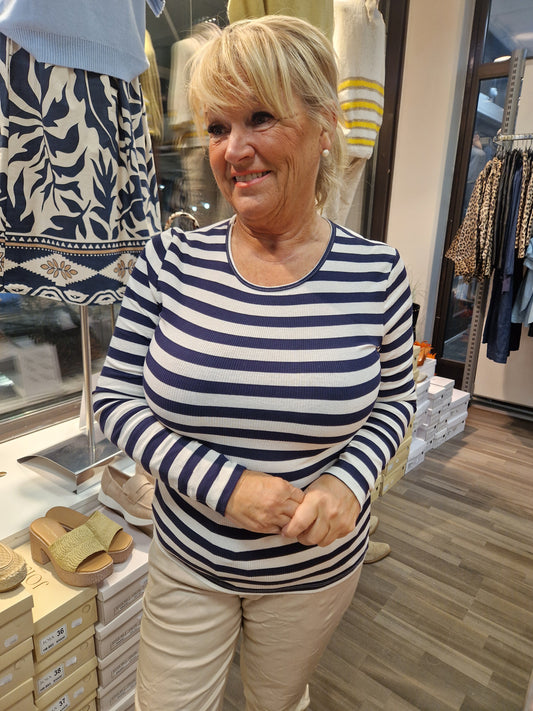 Trikoopusero navy