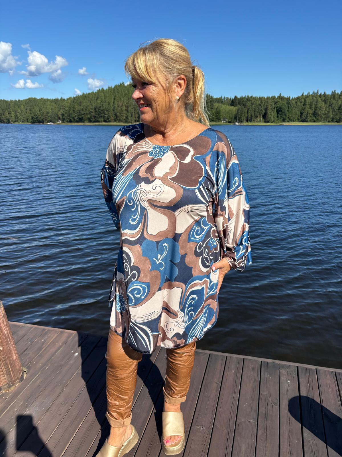 Kuviollinen tunika  (5 väriä) PLUSSIZE
