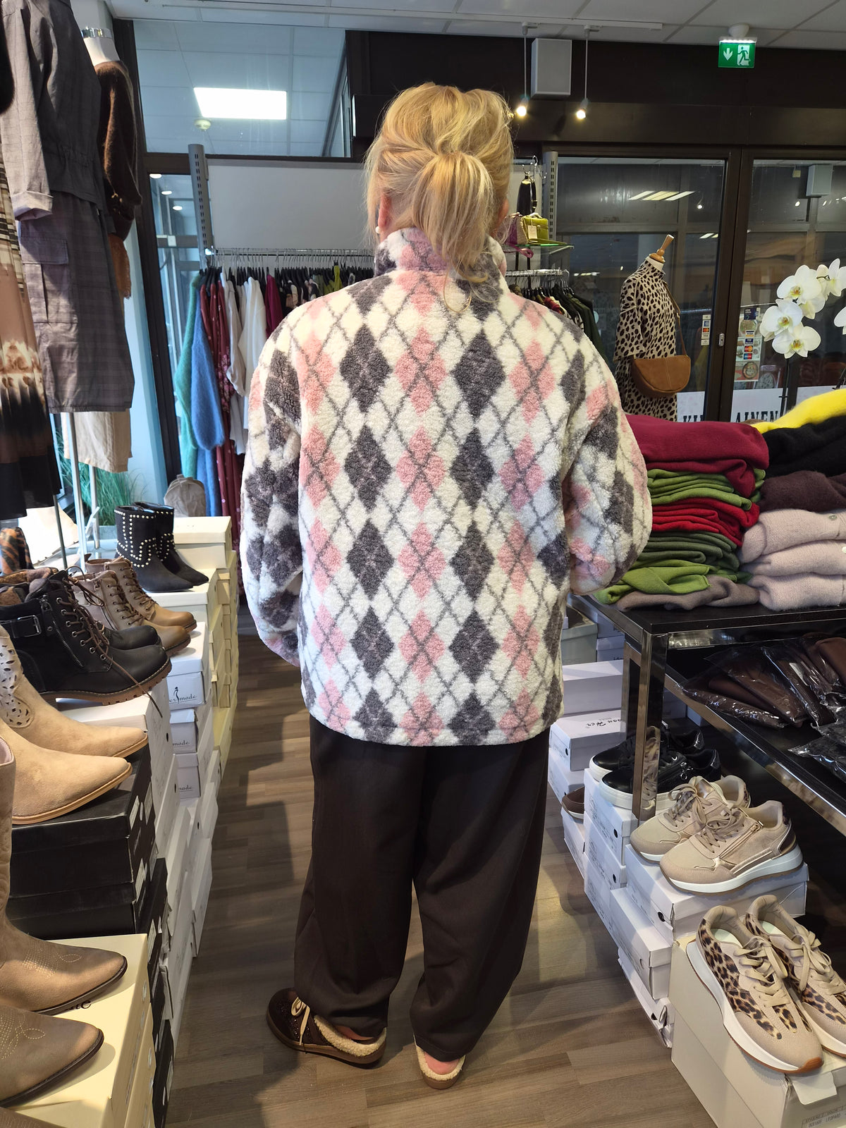 Fleece jakku roosa