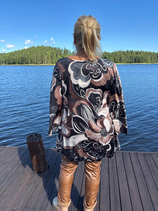 Kuviollinen tunika  (5 väriä) PLUSSIZE